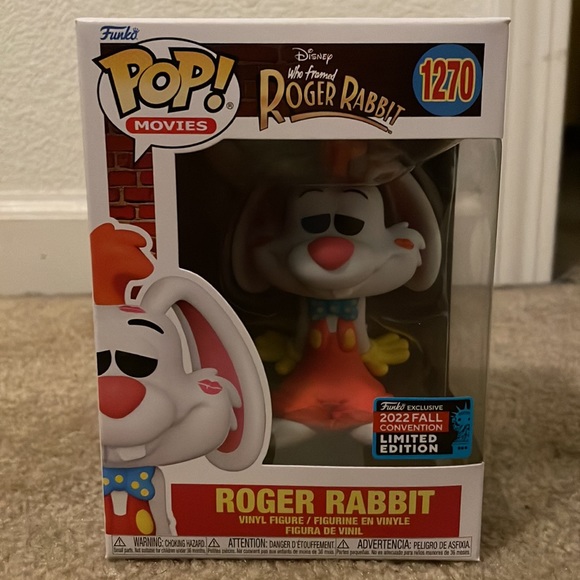Funko POP! Who Framed Roger Rabbit NYCC 2022 Fall Convention Shared Exclusive - Picture 10 of 15